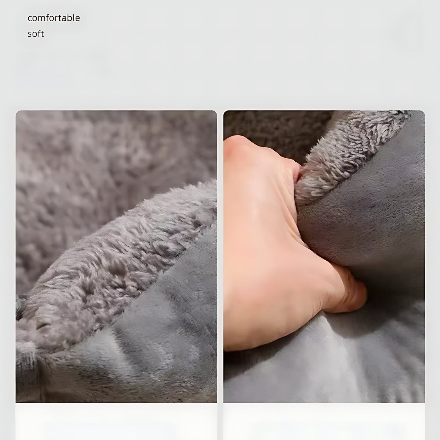 Soft Winter Cat & Dog Bed – Warm Cushion Basket House for Pets