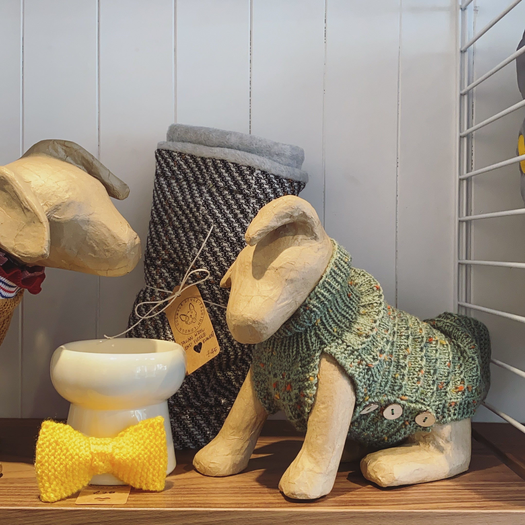 Hand Knitted Scottish Green Jumper - Machine Washable