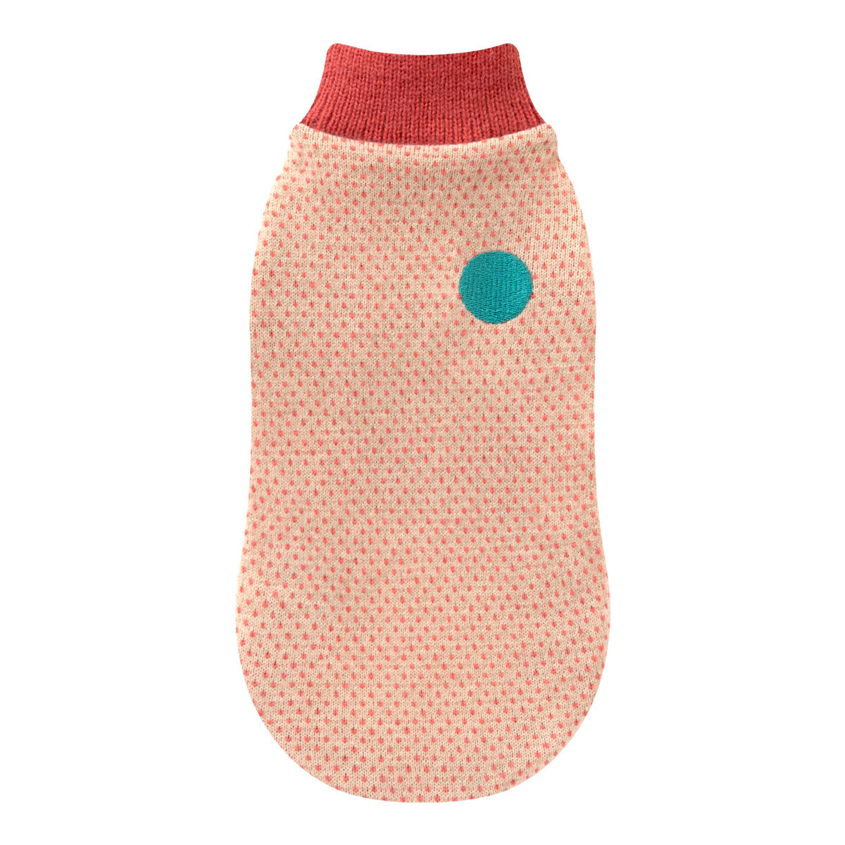 Korean Design knitted Dog / Cat Jumper - Coral Pink / Sunflower Yellow