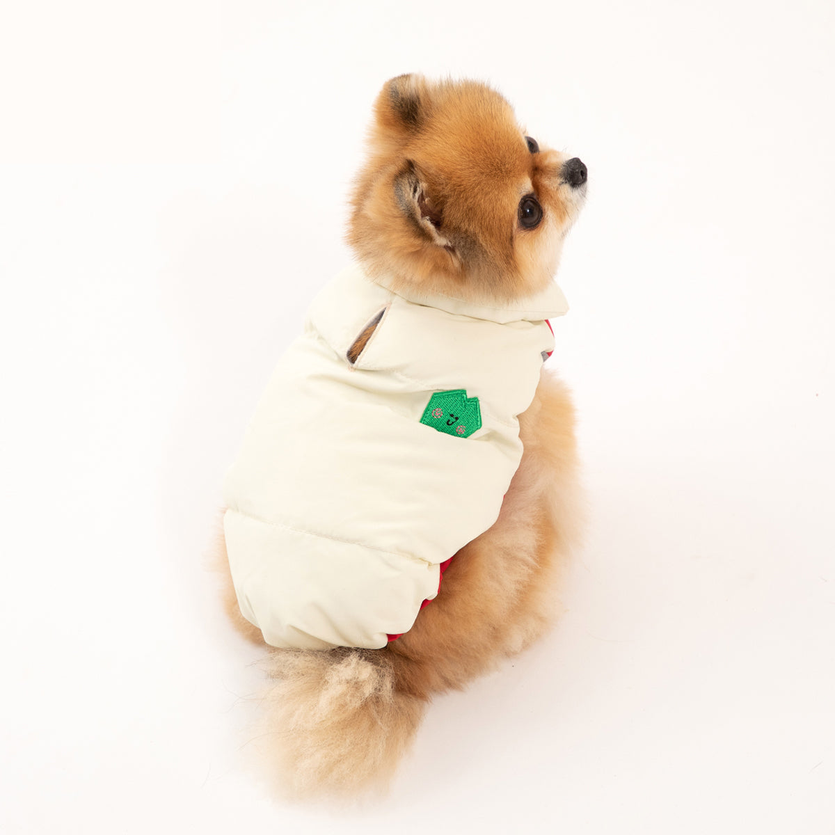 Korean Design Happy Face Water Resistant Winter Puffer Jacket