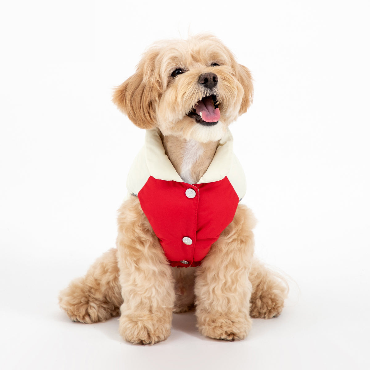 Korean Design Happy Face Water Resistant Winter Puffer Jacket