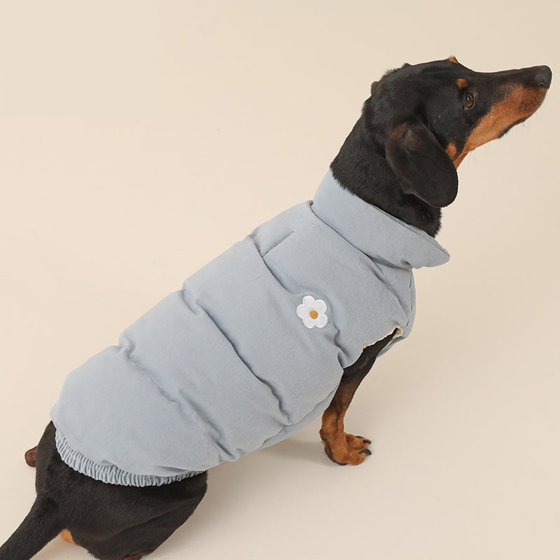 Korean Design Daisy Puffer Jacket