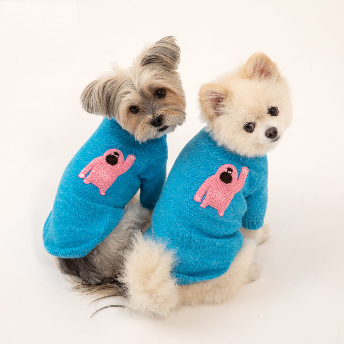 Korean Design Knitted Gorilla Dog / Cat Jumper - Pink / Orange / Blue / Green