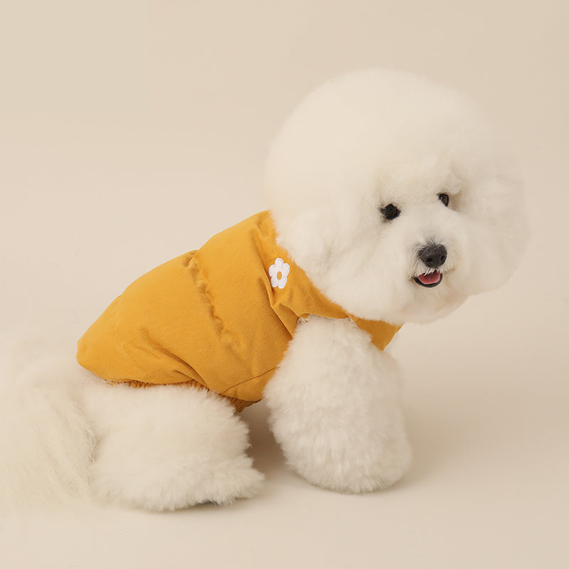 Korean Design Daisy Puffer Jacket