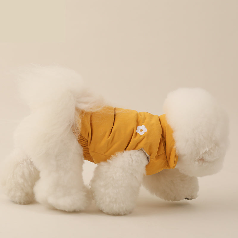 Korean Design Daisy Puffer Jacket