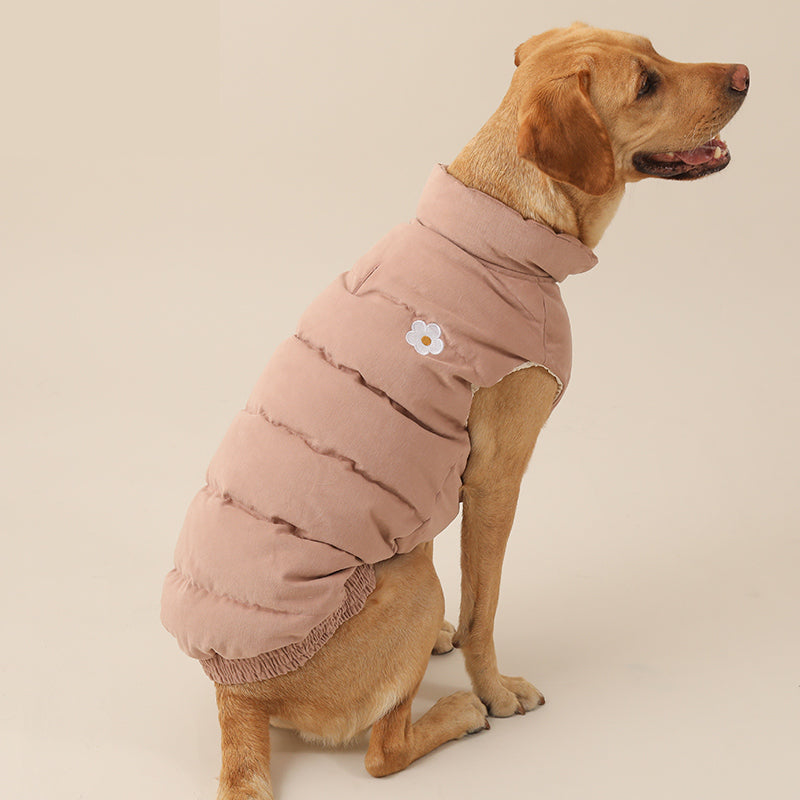 Korean Design Daisy Puffer Jacket