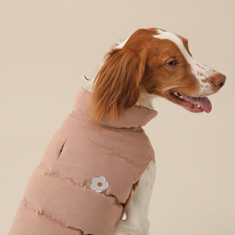 Korean Design Daisy Puffer Jacket