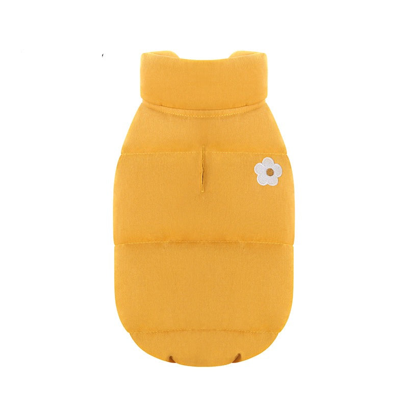 Korean Design Daisy Puffer Jacket