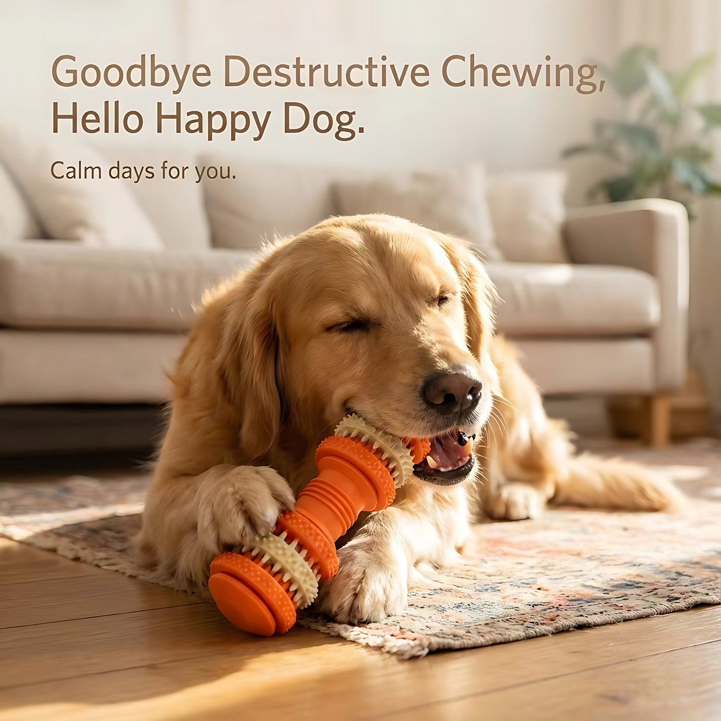 Heavy Duty Chew Toy with Treat Dispenser – Ideal for Small & Medium Dogs