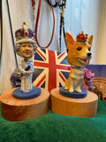 Queen and Corgi Bobble head