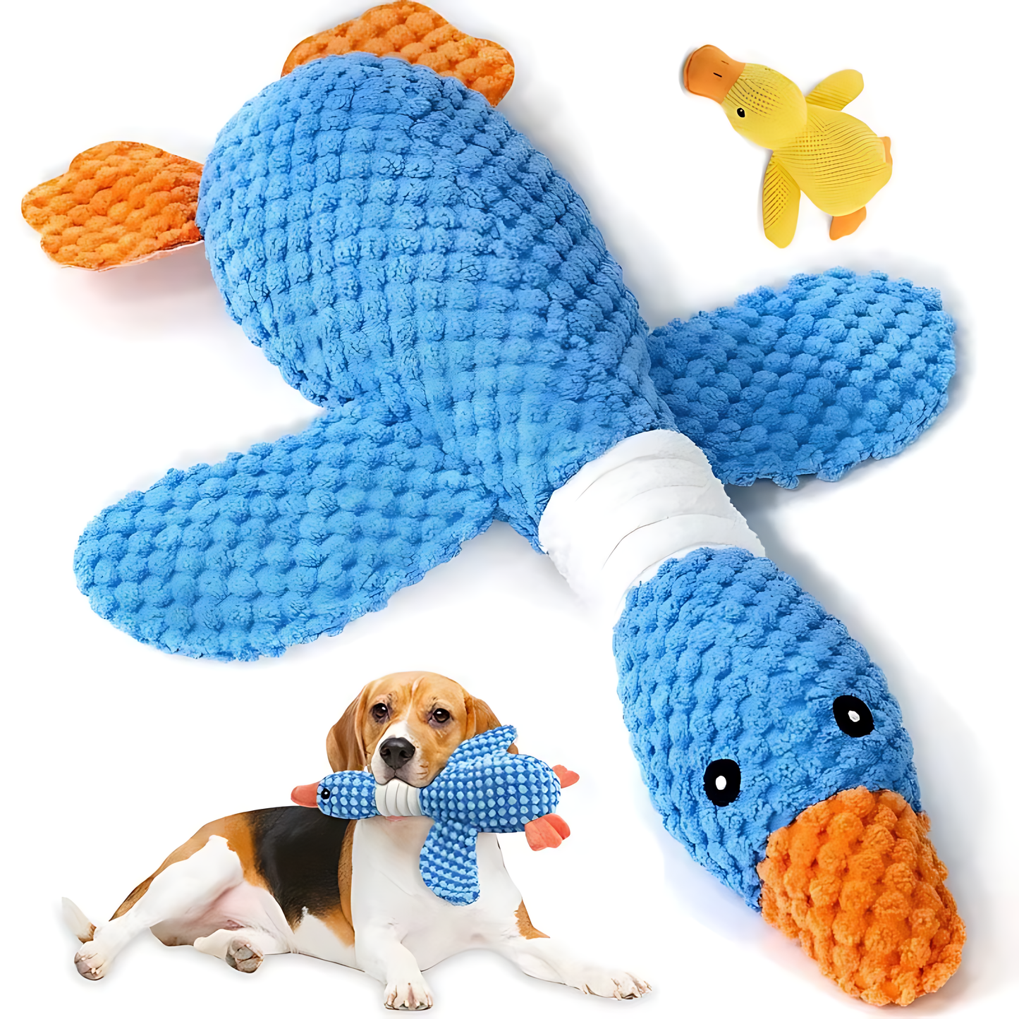 Interactive Plush Chew Toy for Dogs & Cats – Squeaky & Durable Design
