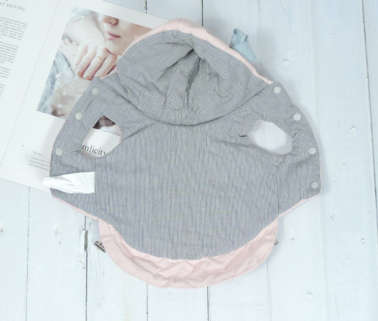 Dog Jacket Florence Ribbon - Baby Pink / Baby Blue