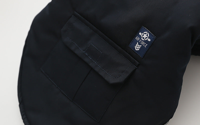 Dog Puffer Jacket - Air Force Style (3 colours)