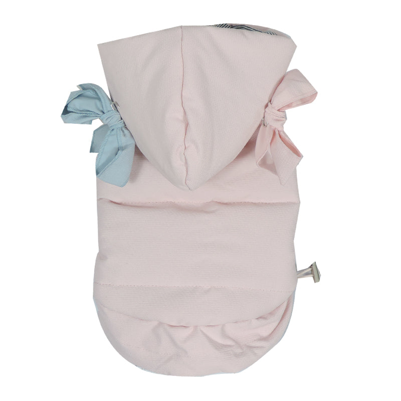 Dog Jacket Florence Ribbon - Baby Pink / Baby Blue