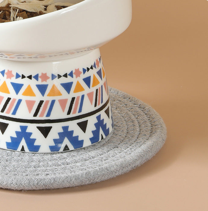 Handmade Ceramic Pet Feeding Bowl