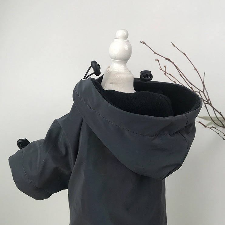 Reflective Raincoat with Fleece lining