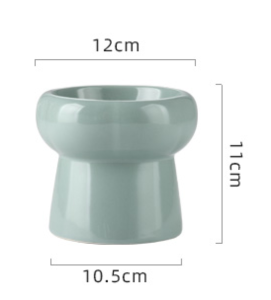 Pet Feeding Raised Bowl (Flower Shape)