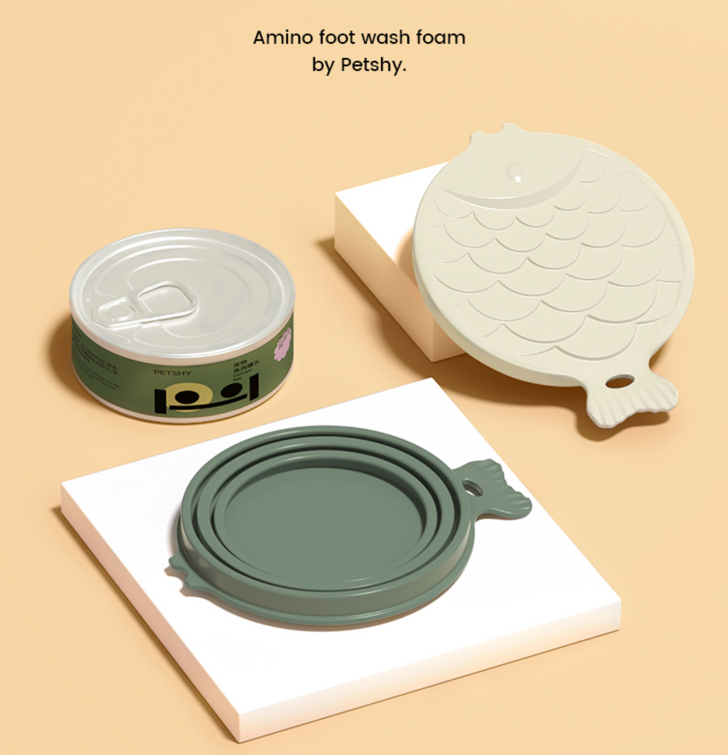 Petsy Pet Bowl + Spoon + Lid