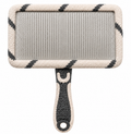 Self Cleaning Slicker Dog Brush – Rectangular Pet Grooming Brush for Shedding, Detangling and Coat Maintenance