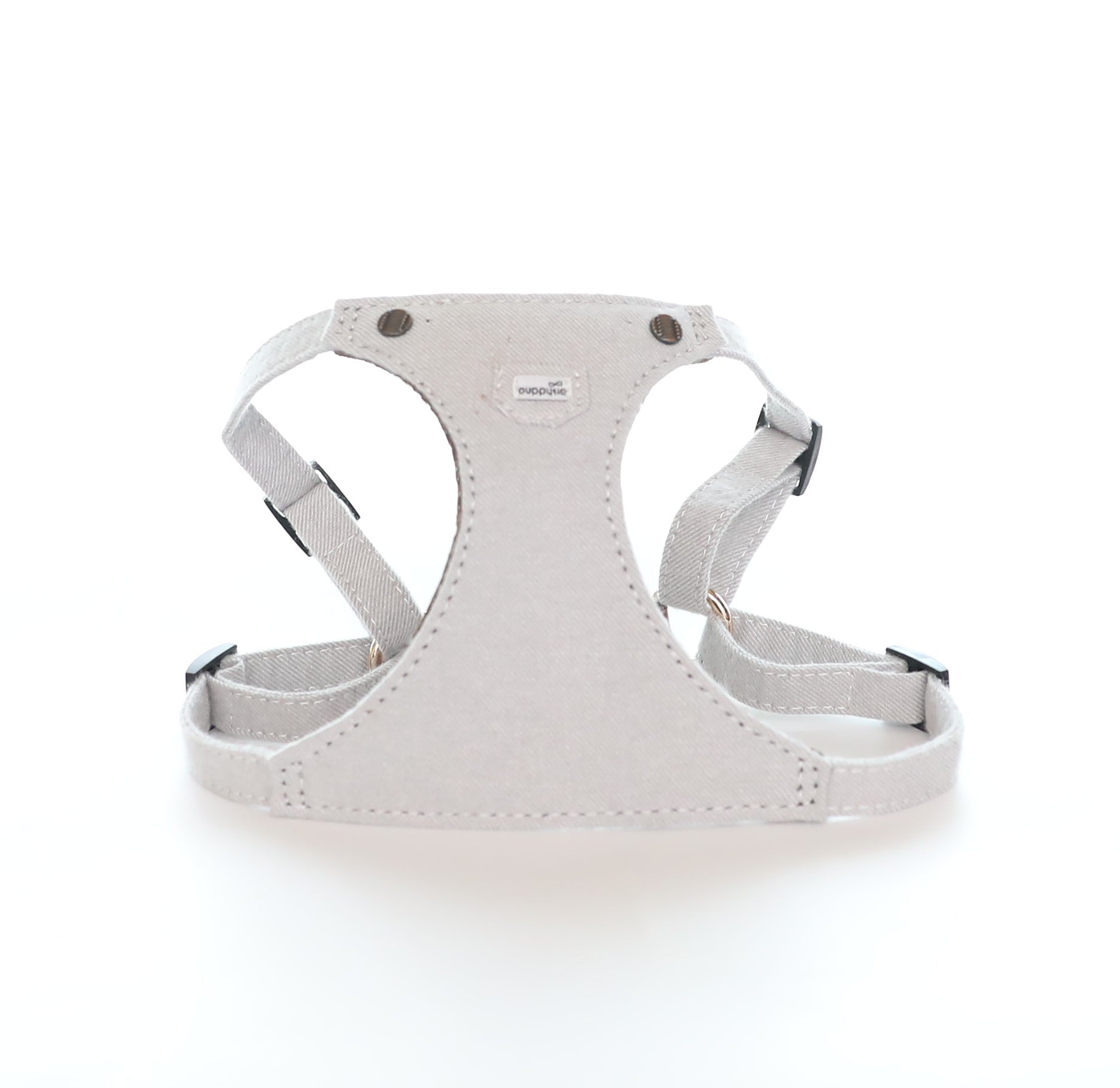 Japanese Puppy Tie - Dog Harness and Lead - Light Grey