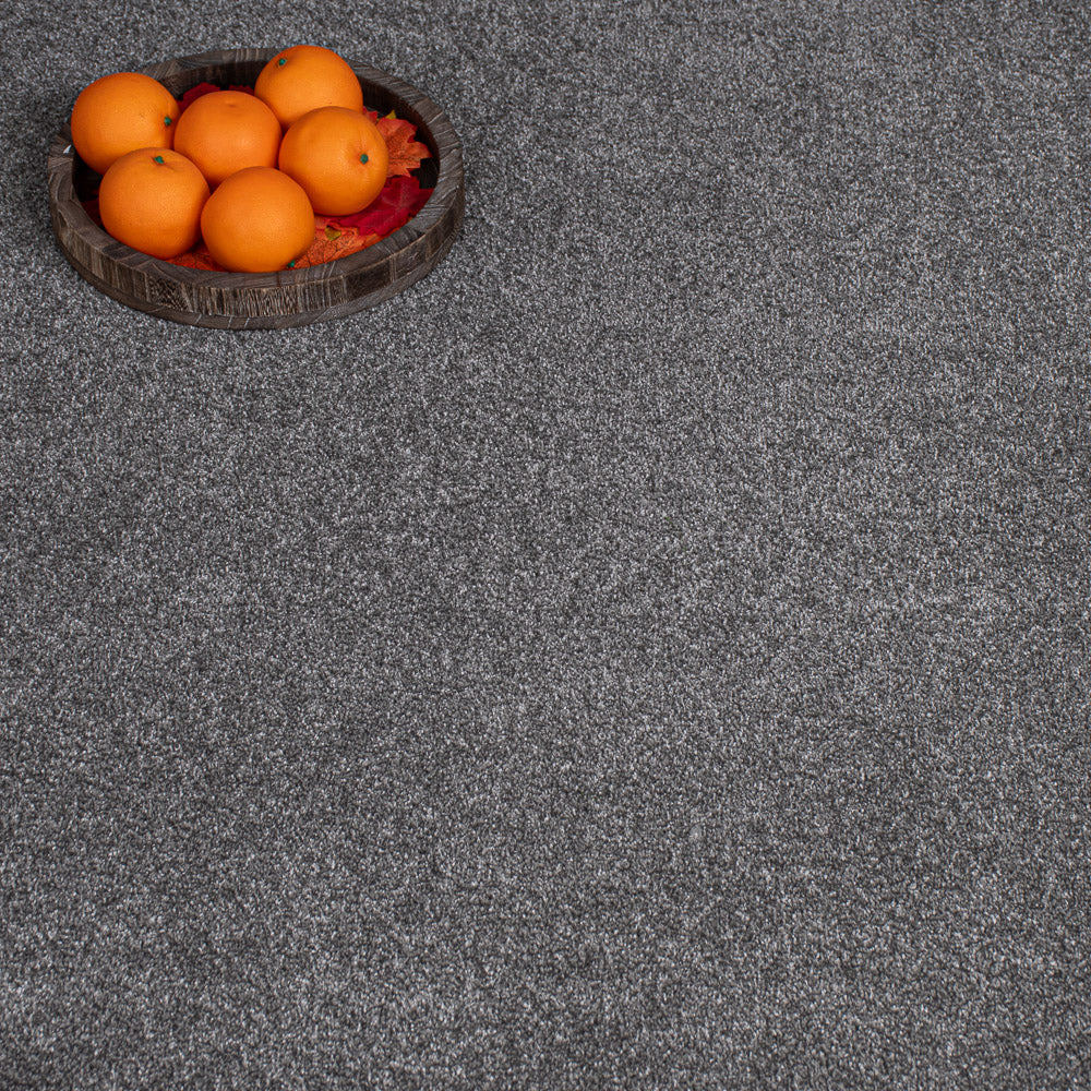 Ash Grey 940 Soft Noble Saxony Carpet Clearance