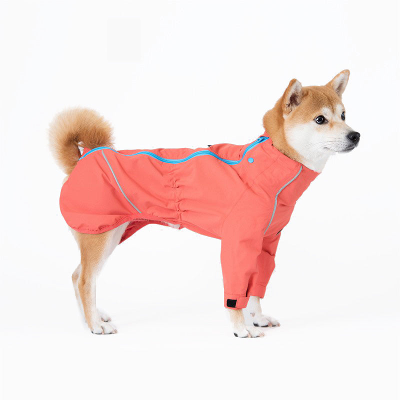 Korea Design Dog Windbreaker Raincoat, 2 legs