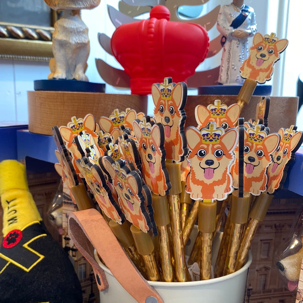 Queen and Corgi Bobble head