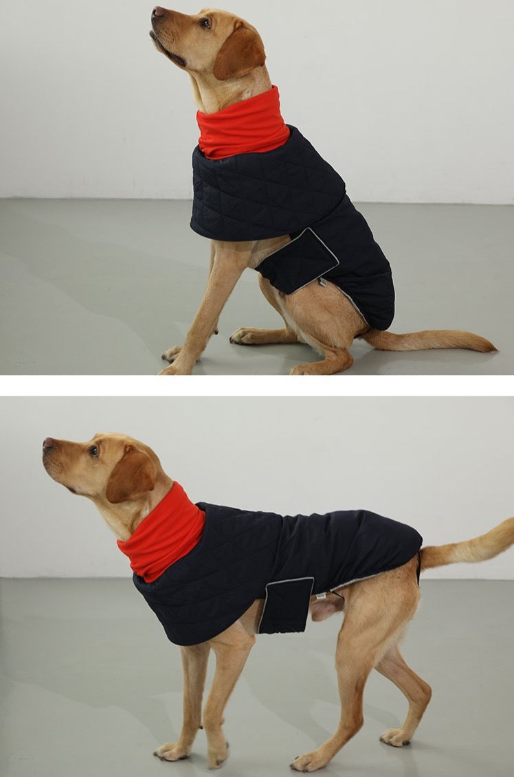 Puppy Gallery Turtle Neck Light weight Puffer Cape