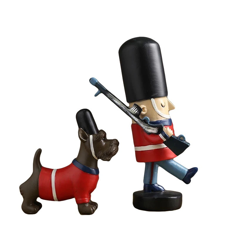 Queen and Corgi Bobble head