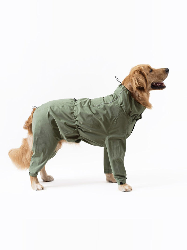 Korea Design Dog Windbreaker Raincoat with 4 legs