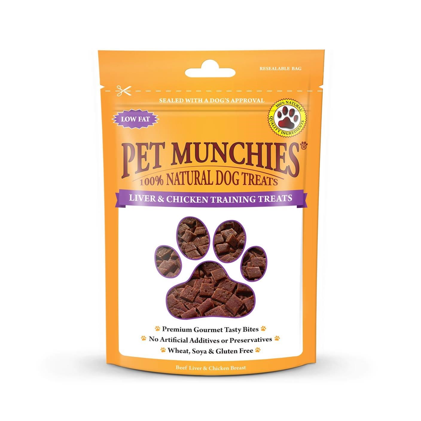 Pet Munchies Liver and Chicken Dog Training Treats 150g