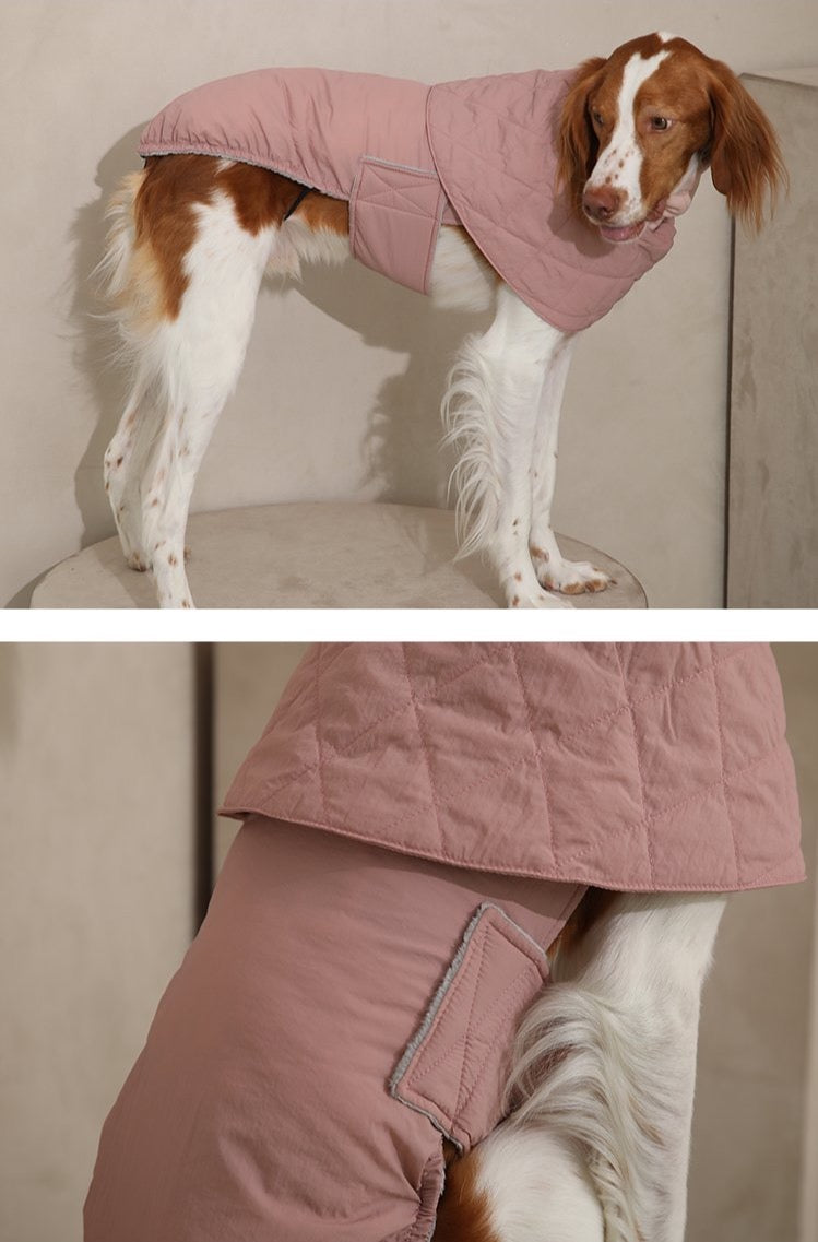 Puppy Gallery Turtle Neck Light weight Puffer Cape