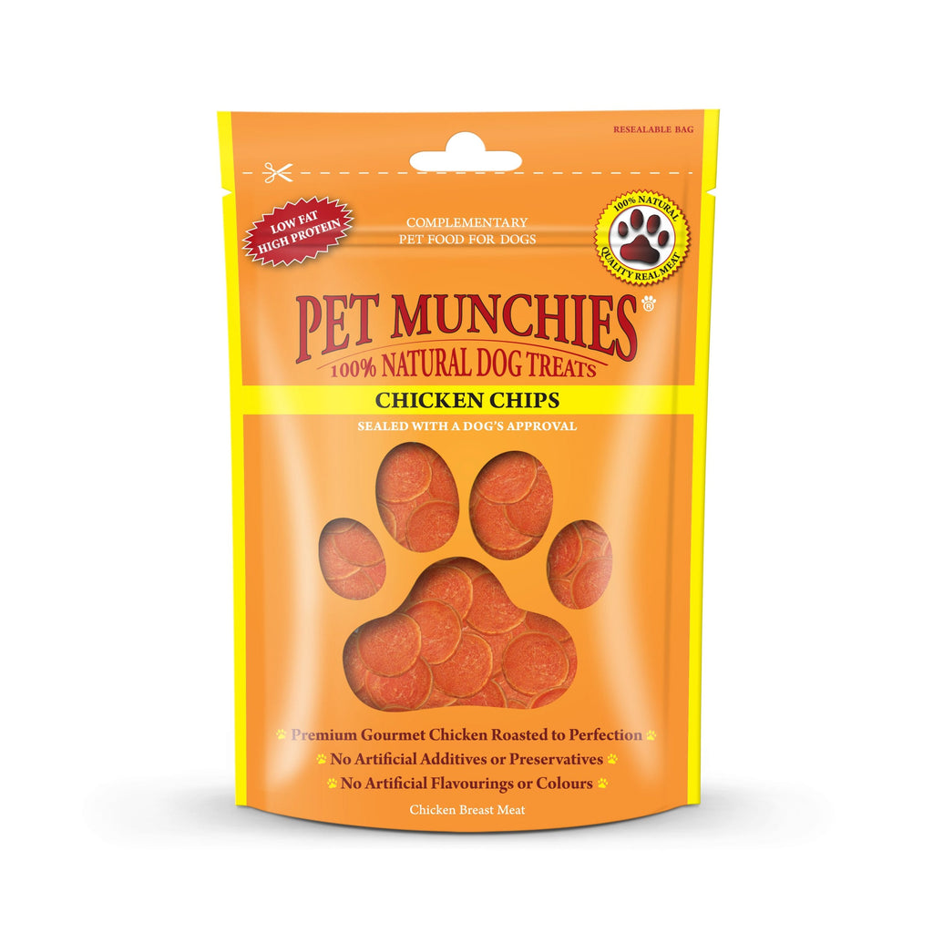 Pet Munchies Chicken Chips Dog Treats 100g
