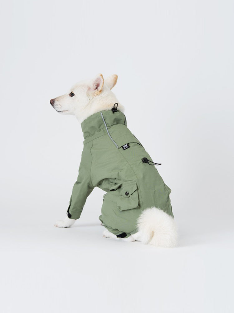 Korea Design Dog Windbreaker Raincoat with 4 legs