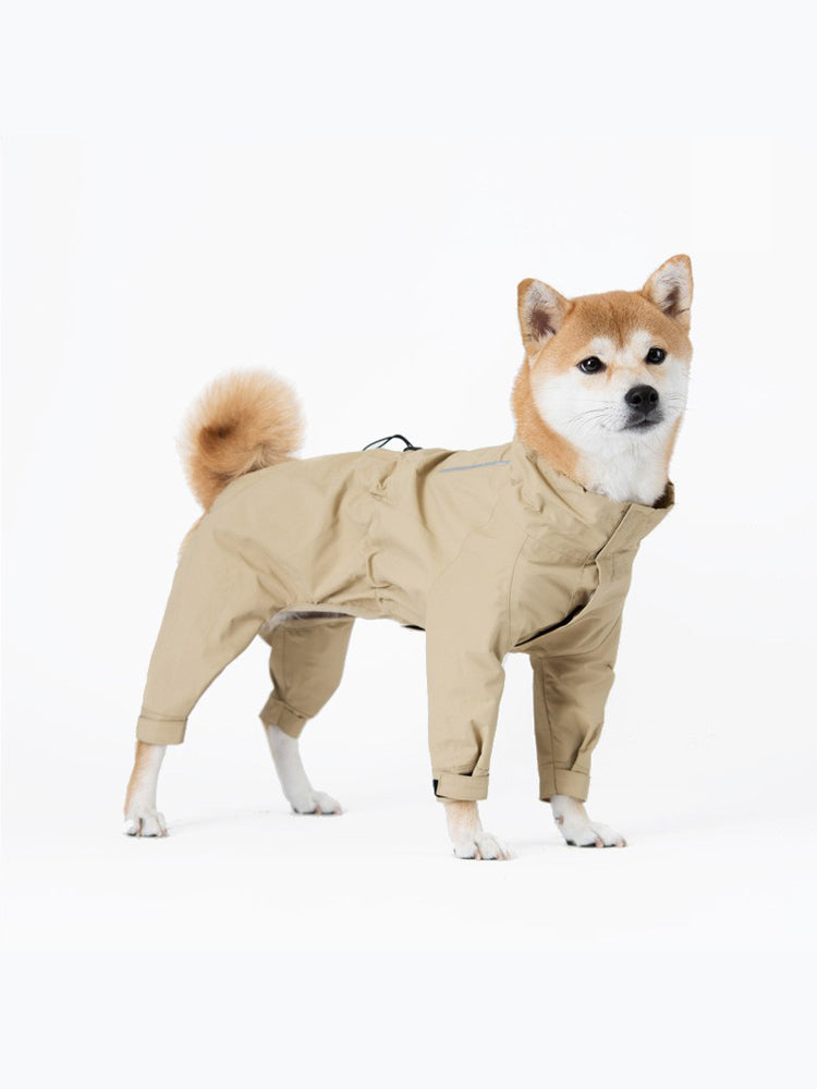 Korea Design Dog Windbreaker Raincoat with 4 legs